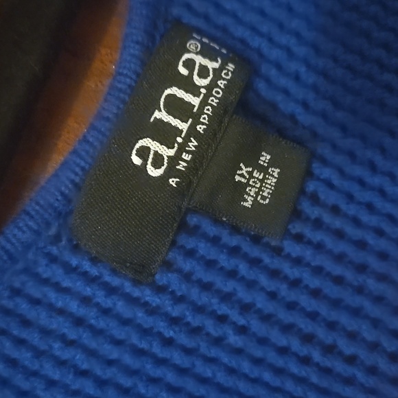 ANA Women's knit top  size 1x - Picture 2 of 4